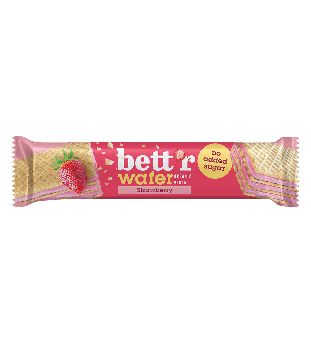 Bett'r Waffel Bio Waffel mit Erdbeer-Cashew Creme