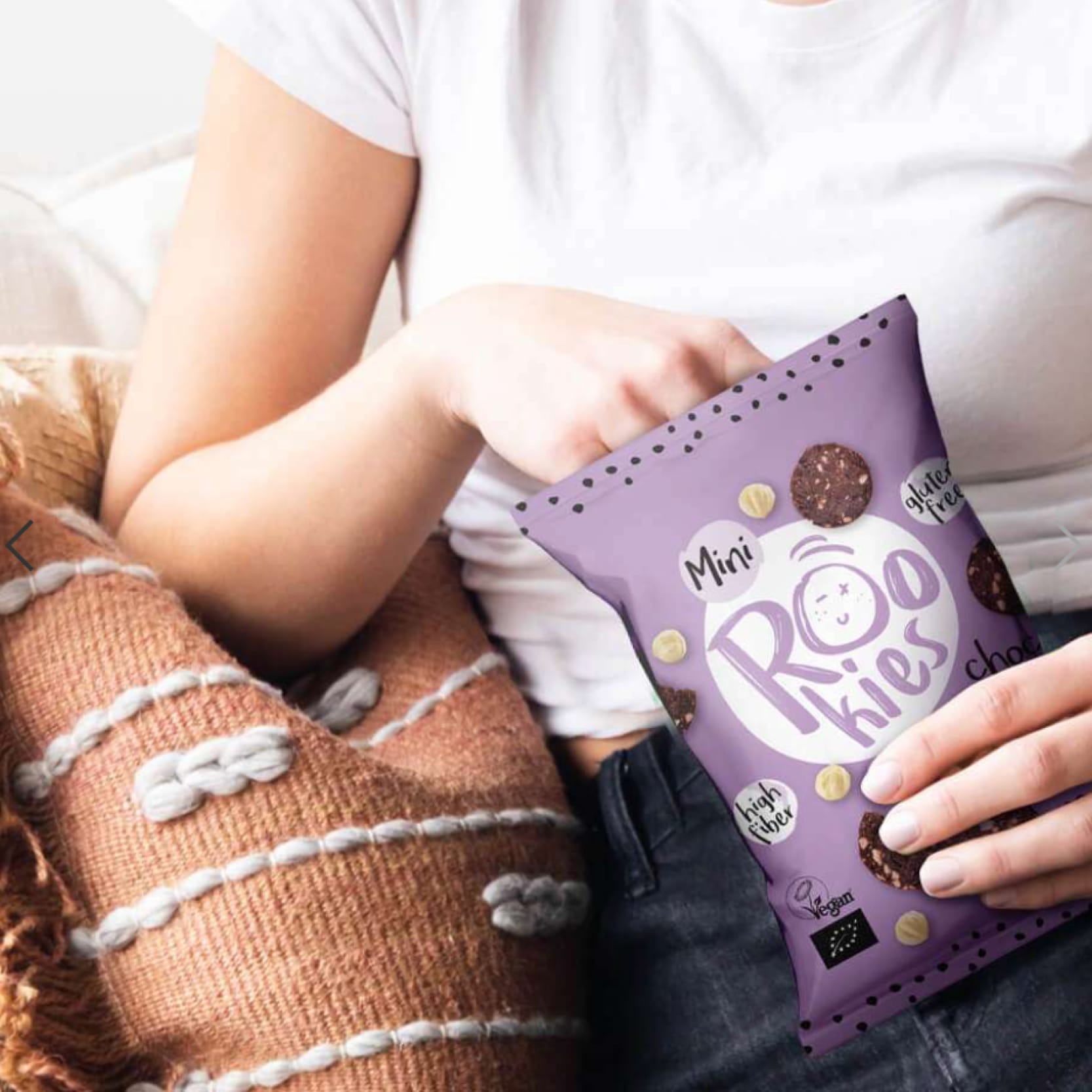 Bett'r Cookie Bio Mini Frucht-Cookies Choc Chip & Haselnuss