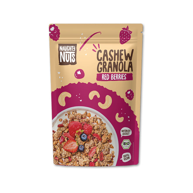 Bio Cashew Granola Red Berries