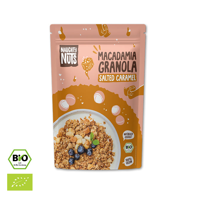 Bio Macadamia Granola Salted Caramel