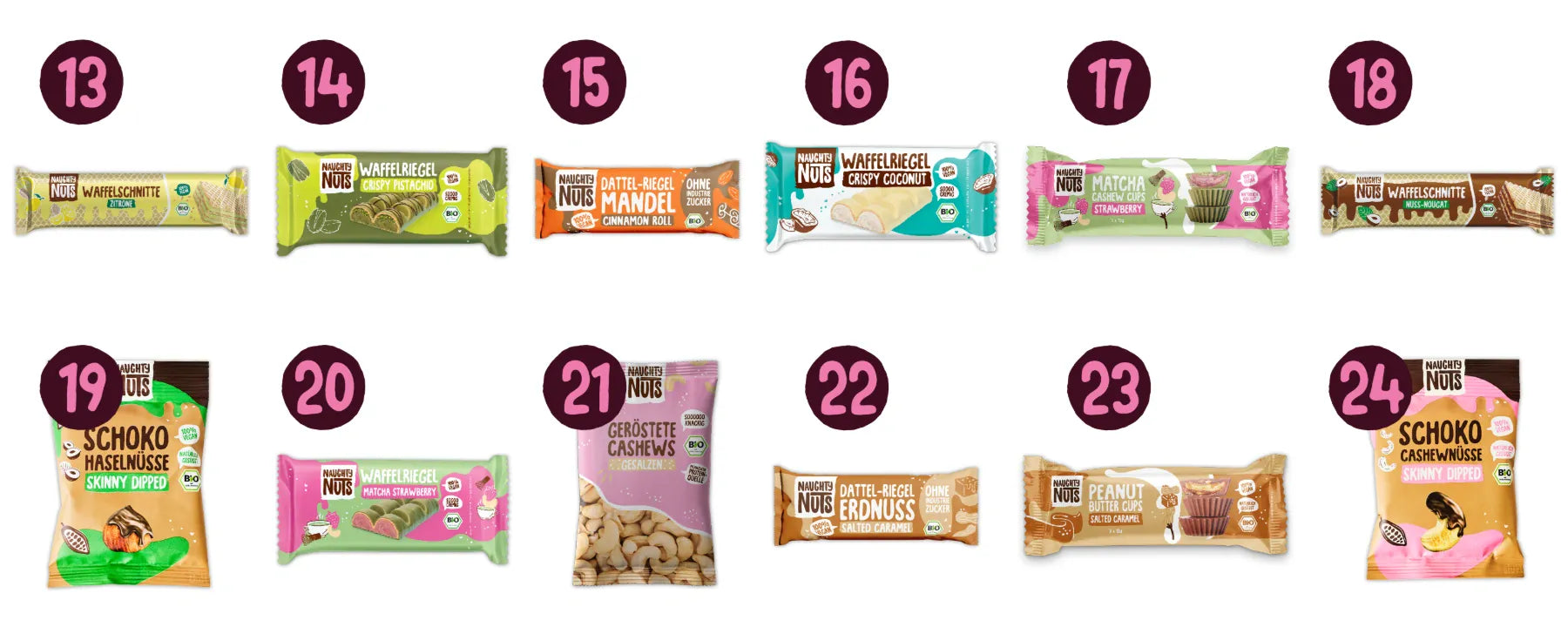 Advendskalender Classic Spoiler Inhalte Türchen 13-24
