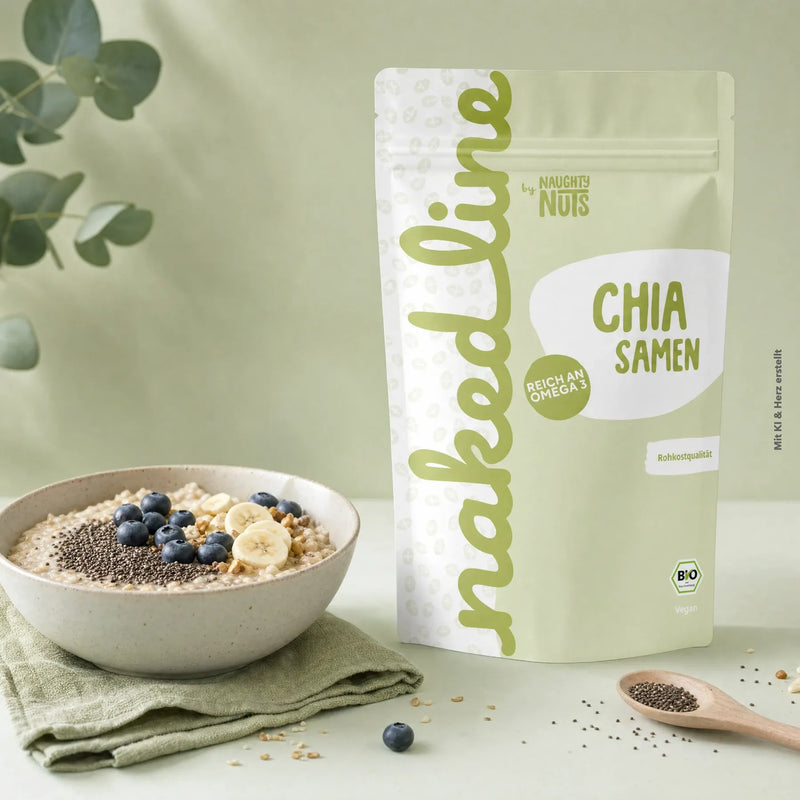 Chia Samen 1kg | Bowl mit Chia-Topping