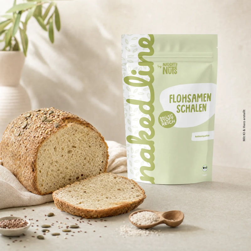 Flohsamen Schalen 500g | Bindung für glutenfreies Brot