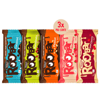 Roobar Schoko-Riegel Probierpaket Probierpaket Schokoriegel Roobar  (15 Riegel)