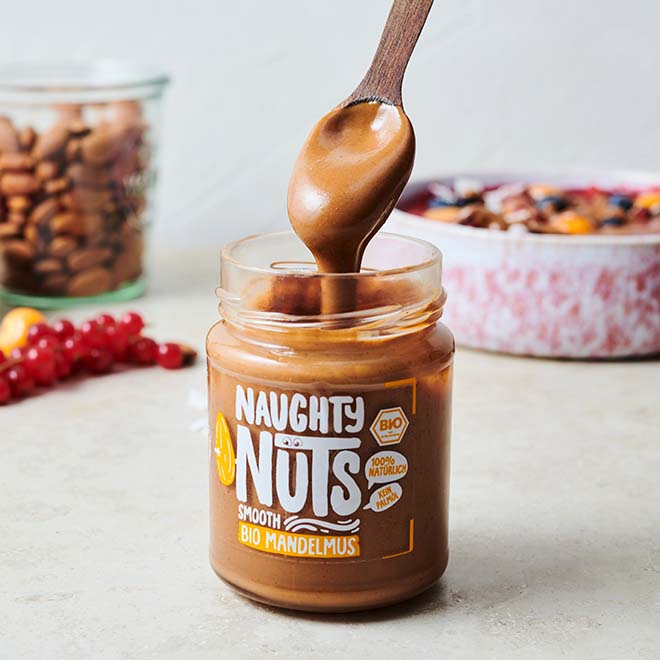 Bio Mandelmus Smooth (500g Glas)